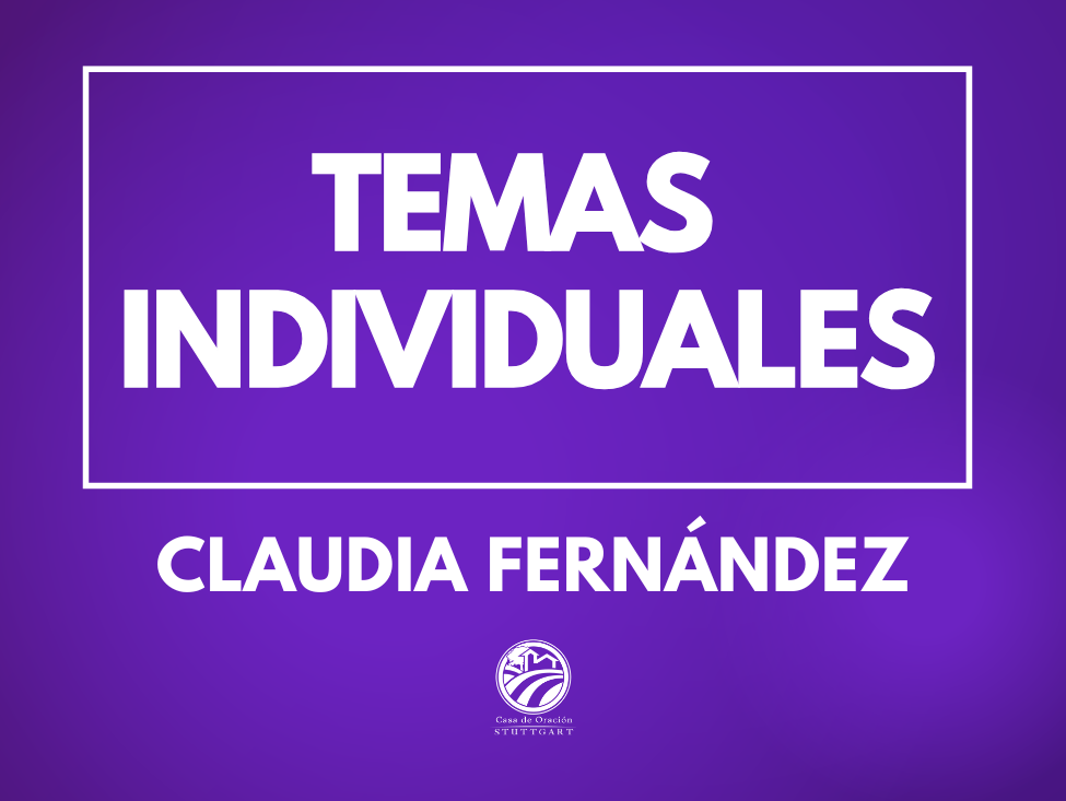 Temas individuales: Claudia Fernández