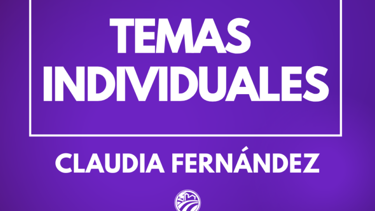 Temas individuales: Claudia Fernández