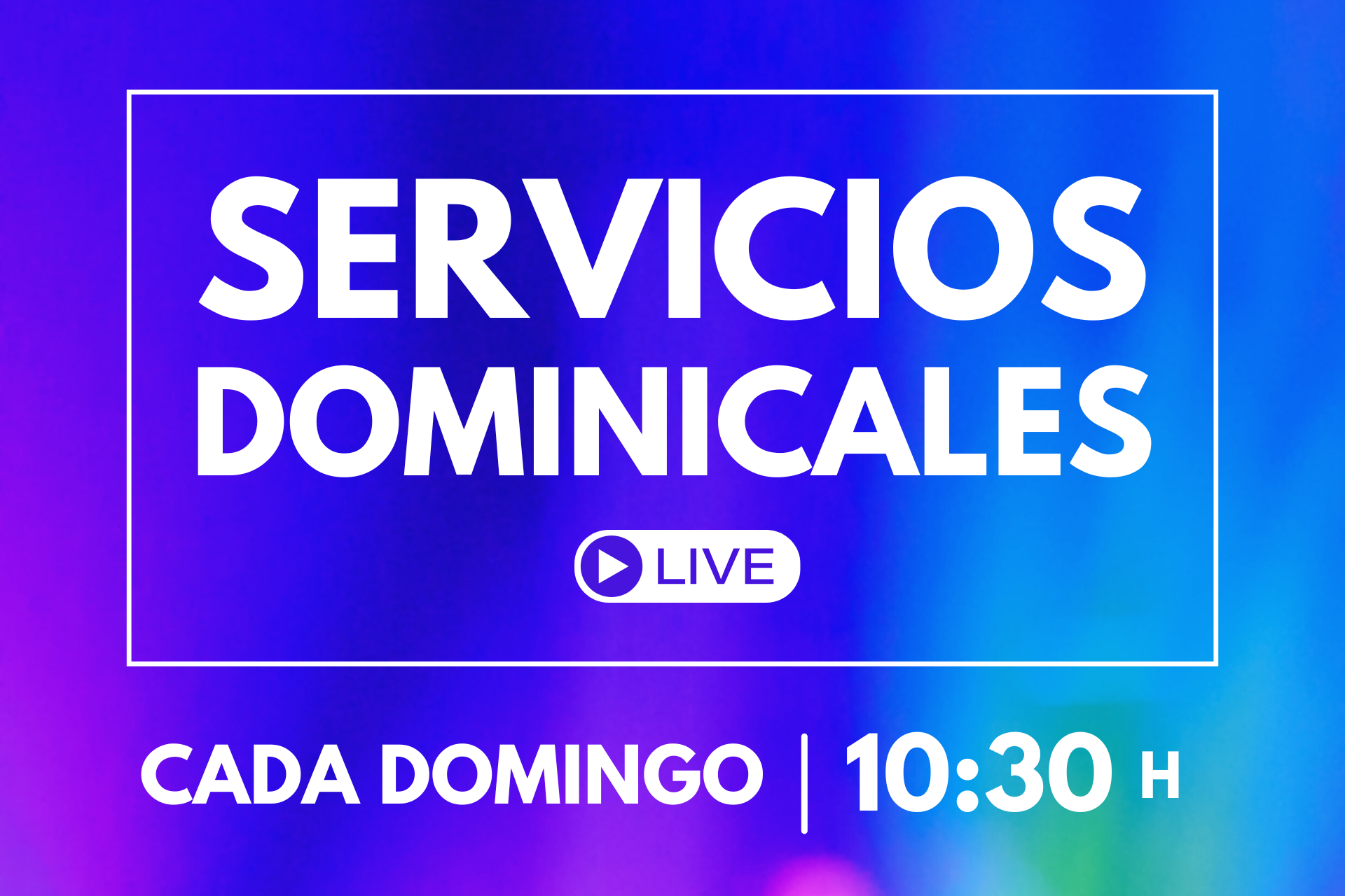SERVICIOS DOMINICALES IGLESIA STUTTGART